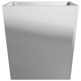 Garden Planters 50x50x50 cm 2 pcs Galvanised Steel 851077