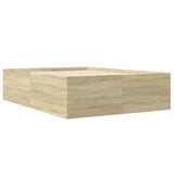 Bed Frame without Mattress Sonoma Oak 120x200 cm 3280932