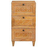 Sideboard with Drawer Light brown 33.5 x 40 x 75 cm 4018103