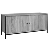 TV Cabinet with Doors Grey Sonoma 102x35x45 cm Engineered Wood 826293