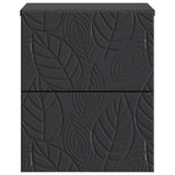 Wall-Mounted Bedside Cabinet Black 34.5 x 33 x 40 cm 898807