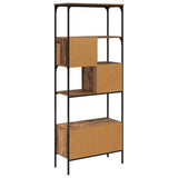 Bookcase Old Wood 76 x 33 x 188.5 cm Engineered Wood 882986