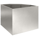 Corner Planter Silver 45 x 45 x 35 cm Stainless steel 883651