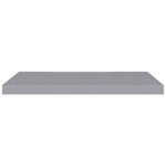 ZNTS Floating Wall Shelves 4 pcs Grey 80x23.5x3.8 cm MDF 323858