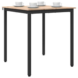 Dining Table Natural 70 x 70 x 75 cm Solid Pine Wood 892781
