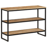 Console Table 100x35x70 cm Solid Rough Wood Mango 374075