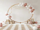 Wedding Arch Light Brown 224 x 80 x 220 cm Solid Pine Wood 42019397