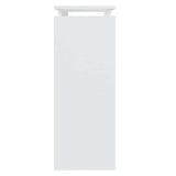 Console Table White 80x30x80 cm Engineered Wood 808314