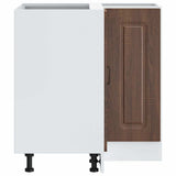 Kitchen Corner Base Cabinet Kalmar Brown Oak Engineered Wood 853514