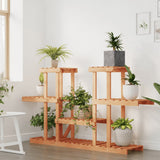 Flower Stand 110x25x73 cm Solid Wood Fir 362854