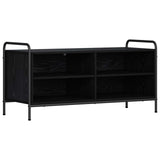 TV Cabinet 100 x 39.5 x 50 cm Black Oak Engineered Wood 8013758