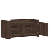 Coffee Table Brown oak 100x50x50 cm Engineered Wood 848366