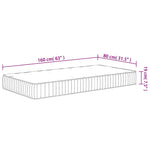 Pocket Spring Mattress for Kids Medium 80x160 cm 372807