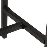 Bar Table 60x55x107 cm Solid Rough Wood Mango 358939