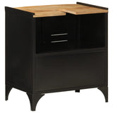 Bathroom Sink Cabinet 55x35x60 cm Iron and Solid Wood Mango 358564