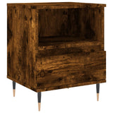 Bedside Cabinets 2 pcs Smoked Oak 40x35x50 cm Engineered Wood 830615