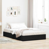 Storage Bed with Mattress Black 120 x 200 cm Velvet 3370084
