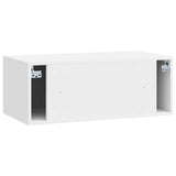 Wall-Mounted TV Cabinet High Gloss White 78.5 x 41 x 30 cm 898179