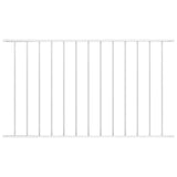 Fence Panel Woerden Powder-coated Steel 1.7x0.75 m White 145224