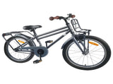Kids Bike 22 Inches for 7-12 Years Old Dark Grey 42009270