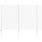 Fence and Post Silver 1.5 x 10 m Steel 3336291