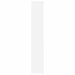 Room Divider/Book Cabinet White 100x24x140 cm Engineered Wood 800441