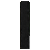 Bathroom Mirror Cabinet Black Oak 60 x 14.5 x 70 cm 889184