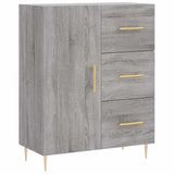 Highboard Grey Sonoma 69.5x34x180 cm Engineered Wood 3195897