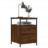 ZNTS Bedside Cabinet Brown Oak 44x45x60 cm Engineered Wood 826011