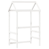 Kids' Bed Roof White 98x70x176.5 cm Solid Wood Pine 846992