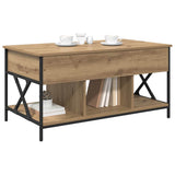 Coffee Table Artisan Oak 100 x 55 x 48.5 cm Engineered Wood 883036