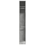 Wardrobe Concrete Grey 30x50x200 cm Engineered Wood 3307777