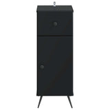 Bathroom Storage Cainet BREDA Black 30 x 31 x 80 cm 897486