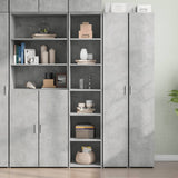 Highboard Concrete Grey 40x41x185 cm Engineered Wood 3281669