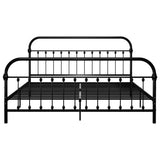 Bed Frame Black Metal Super King Classic/Traditional Bed Frame 284503