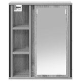Bathroom Wall Cabinet with Mirror Grey Sonoma 50x21x60 cm 861905