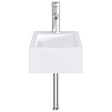 Bathroom Wash Basin Chrome 45.5 x 25.5 x 13 cm Metal 890224