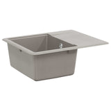 Sink Grey 560 x 460 mm 80% Quartz and 20% Resin 42028413