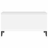 Coffee Table White 90x44.5x45 cm Engineered Wood 819588