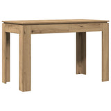 Dining Table Artisan Oak 120x60x76 cm Engineered Wood 855903