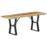 Bench 110 cm Solid Reclaimed Wood 247952