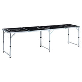 Folding Beer Pong Table with Cups and Balls 240 cm 3056793