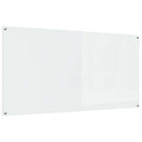 Kitchen Backsplash Transparent 120 x 60 cm Tempered Glass 42001297