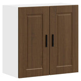 Kitchen Wall Cabinet Porto Brown Oak Engineered Wood 854064