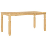 ZNTS Dining Table Corona 160x80x75 cm Solid Wood Pine 4005717