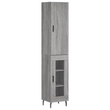 Highboard Grey Sonoma 34,5x34x180 cm Engineered Wood 3199063
