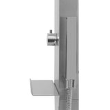Outdoor Shower with Tray WPC Stainless Steel 3051287