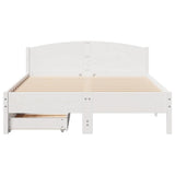 Bed Frame without Mattress White 120x200 cm Solid Wood Pine 3301831