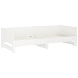 Pull-out Day Bed without Mattress White 2x cm 820263