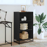 Book Cabinet Black 60x35x107.5 cm Engineered Wood 849114